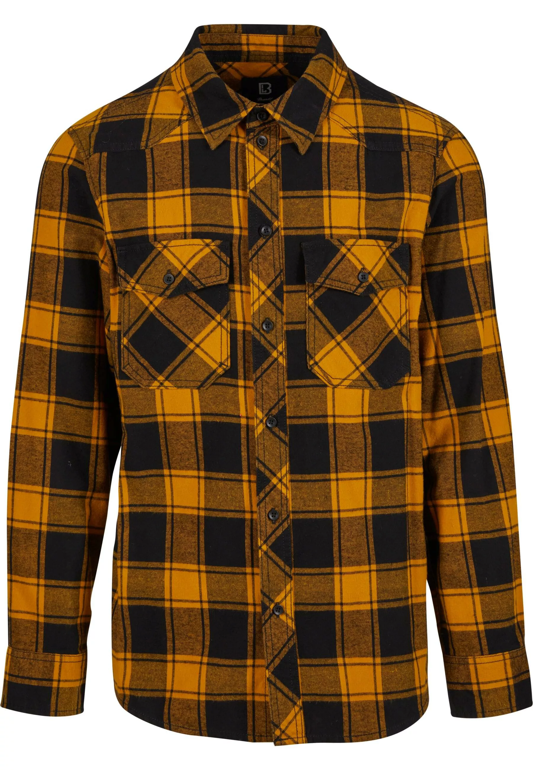 Brandit Langarmhemd "Brandit Herren Checked Shirt", (1 tlg.) günstig online kaufen