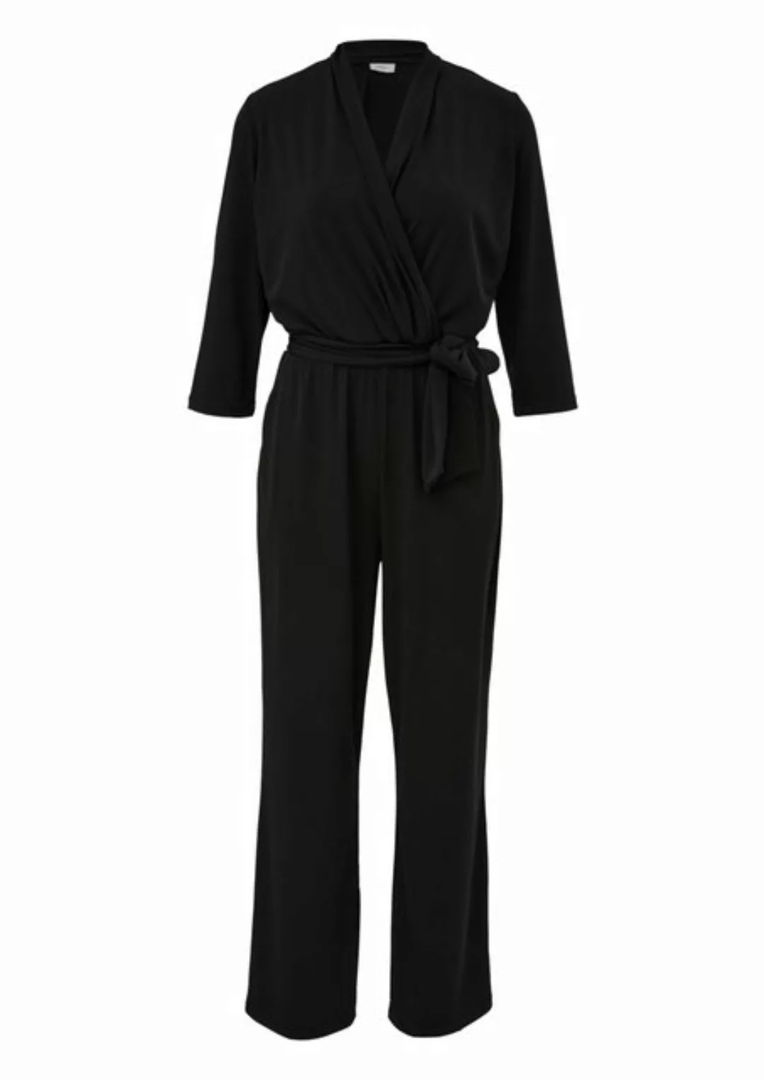 s.Oliver BLACK LABEL Overall Jumpsuit in Wickel-Optik Raffung günstig online kaufen