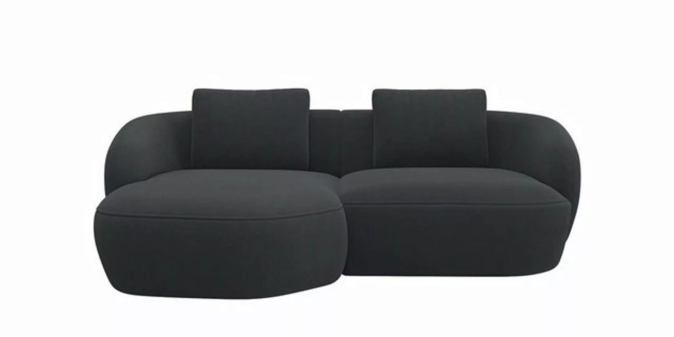 FLEXLUX Wohnlandschaft Torino, rund, L-Form, Sofa-Ecke mit Recamiere, Longc günstig online kaufen