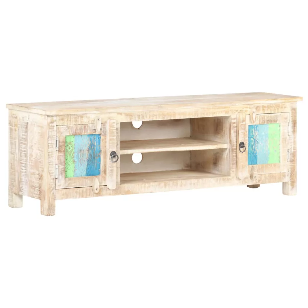 Tv-schrank 120x30x40 Cm Raues Akazienholz günstig online kaufen