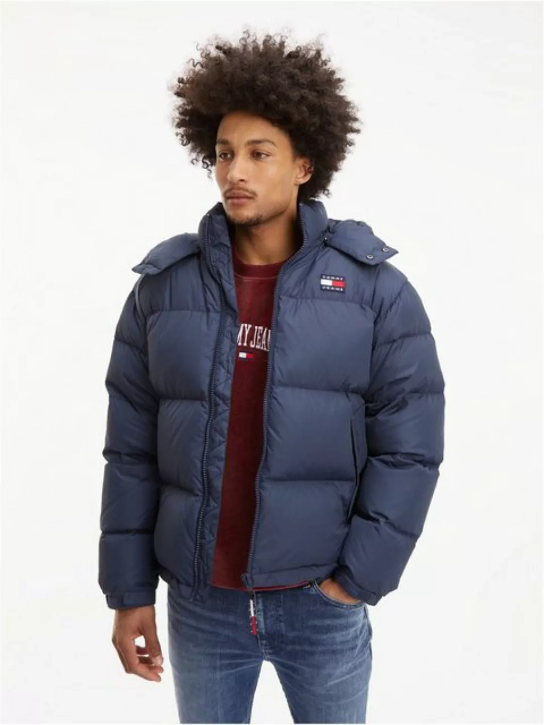 Tommy Jeans Steppjacke TJM ALASKA PUFFER mit Markenlabel günstig online kaufen