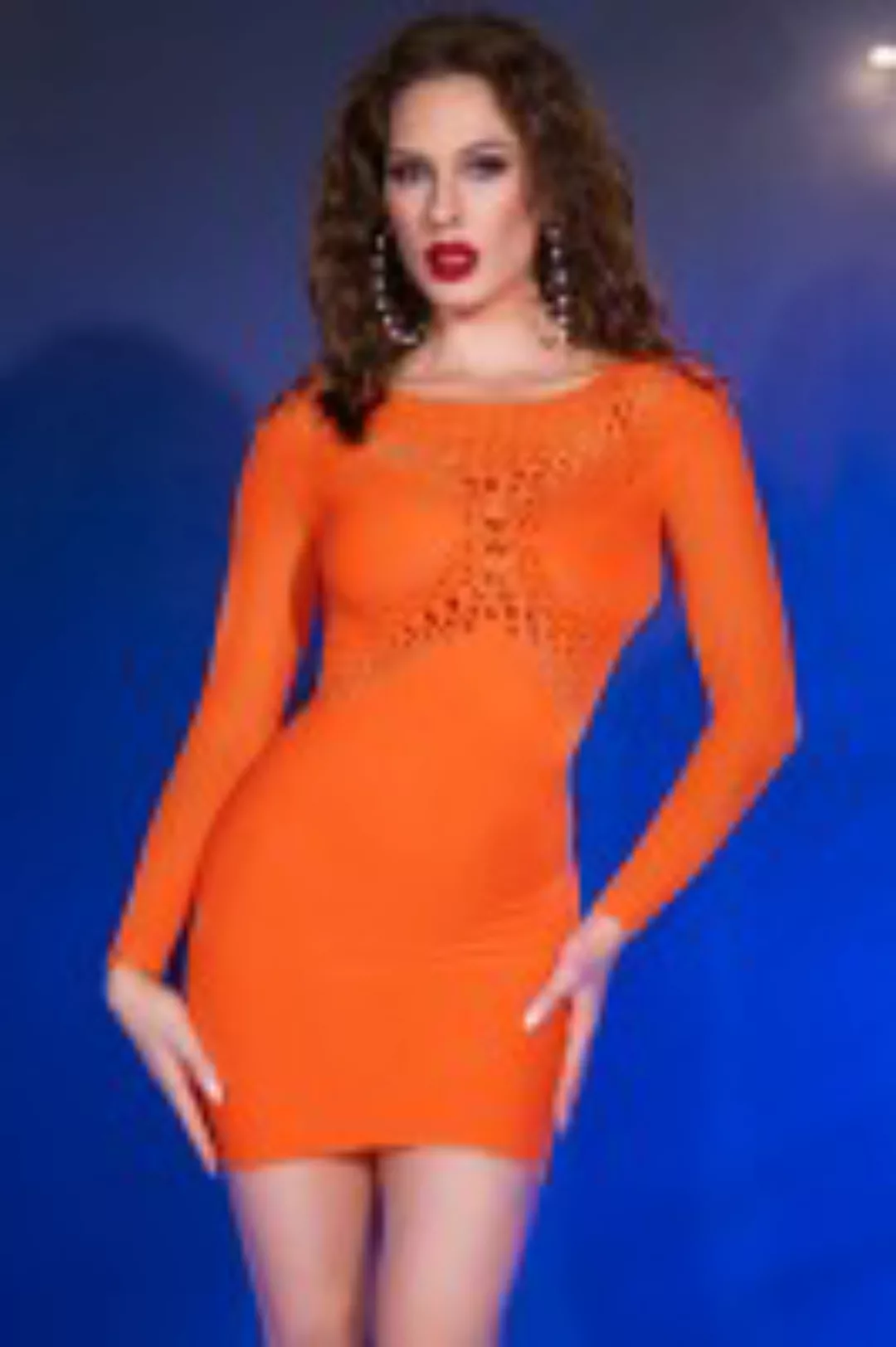 Minikleid orange günstig online kaufen