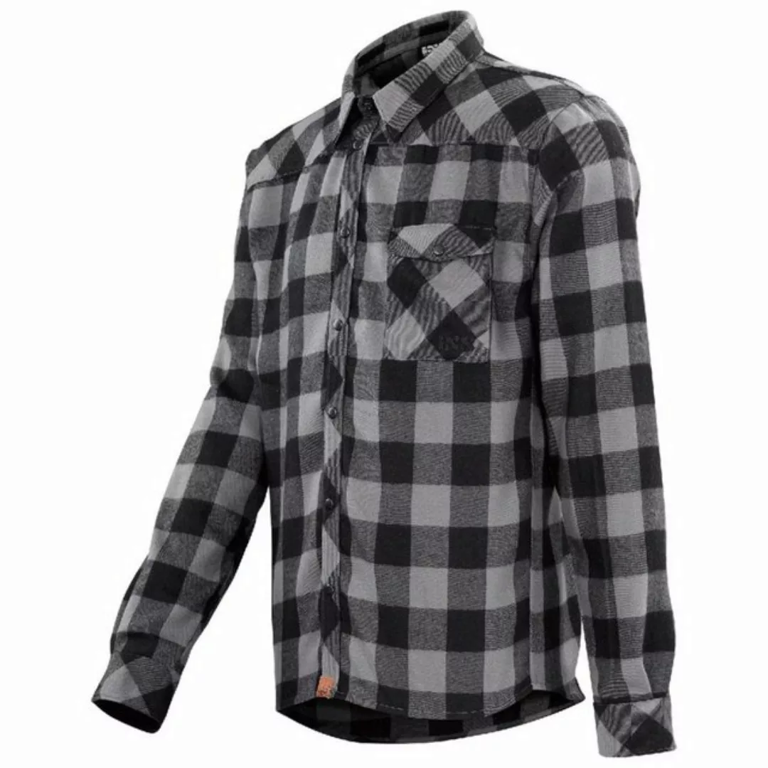 IXS Funktionshemd Hemden iXS Escapee Flannel Hemd - Schwarz/Grau XXL (1-tlg günstig online kaufen