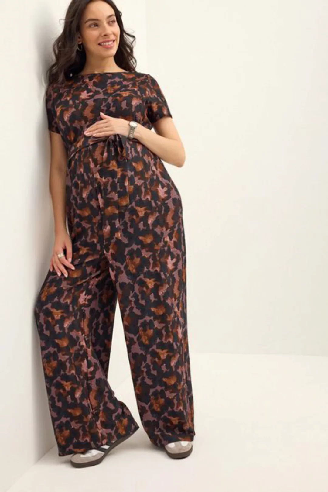 Next Umstandsoverall Strukturierter Jumpsuit, Umstandsmode (1-tlg) günstig online kaufen