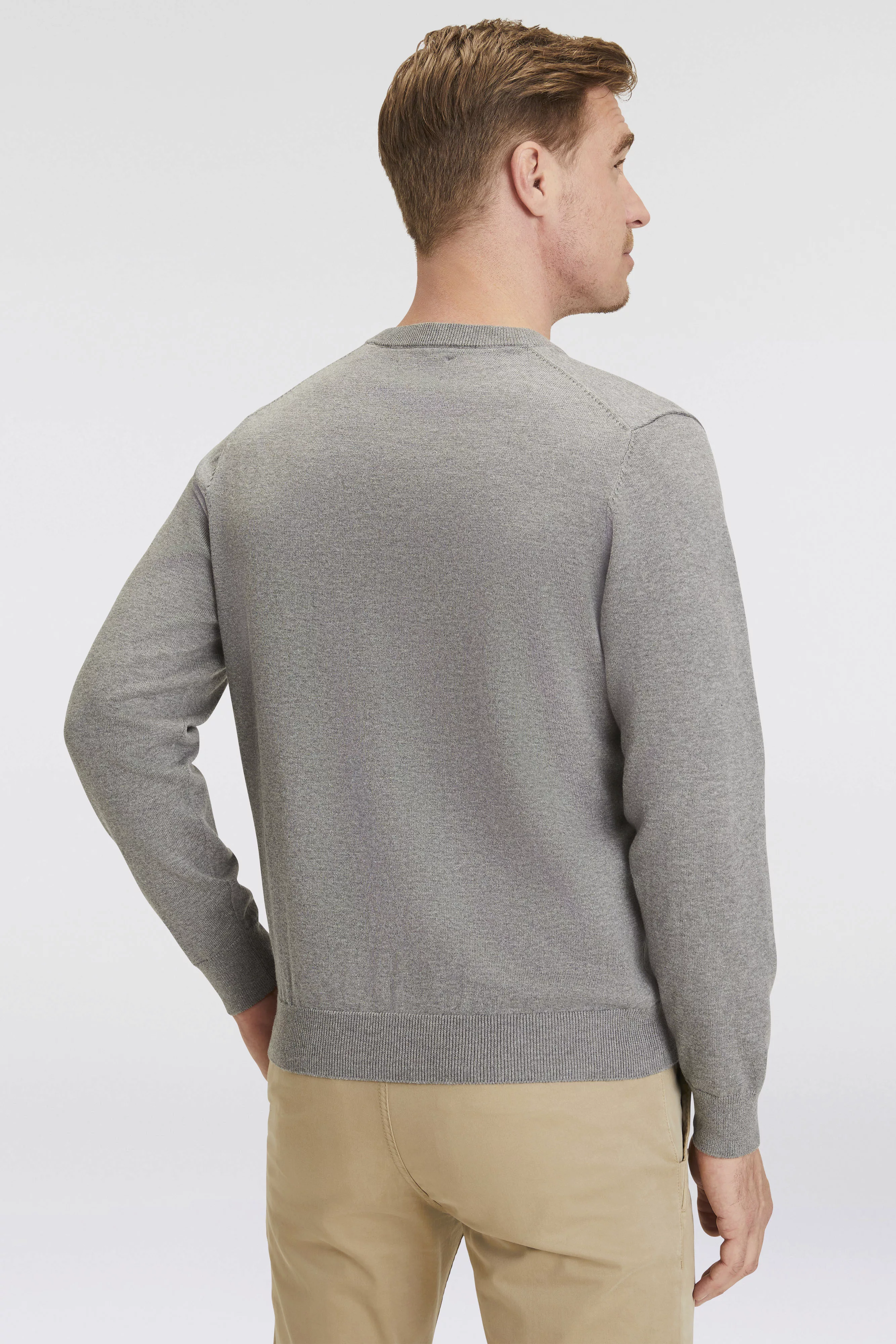 Gant V-Ausschnitt-Pullover "Classic Cotton V-Neck", Premium Strickjersey au günstig online kaufen