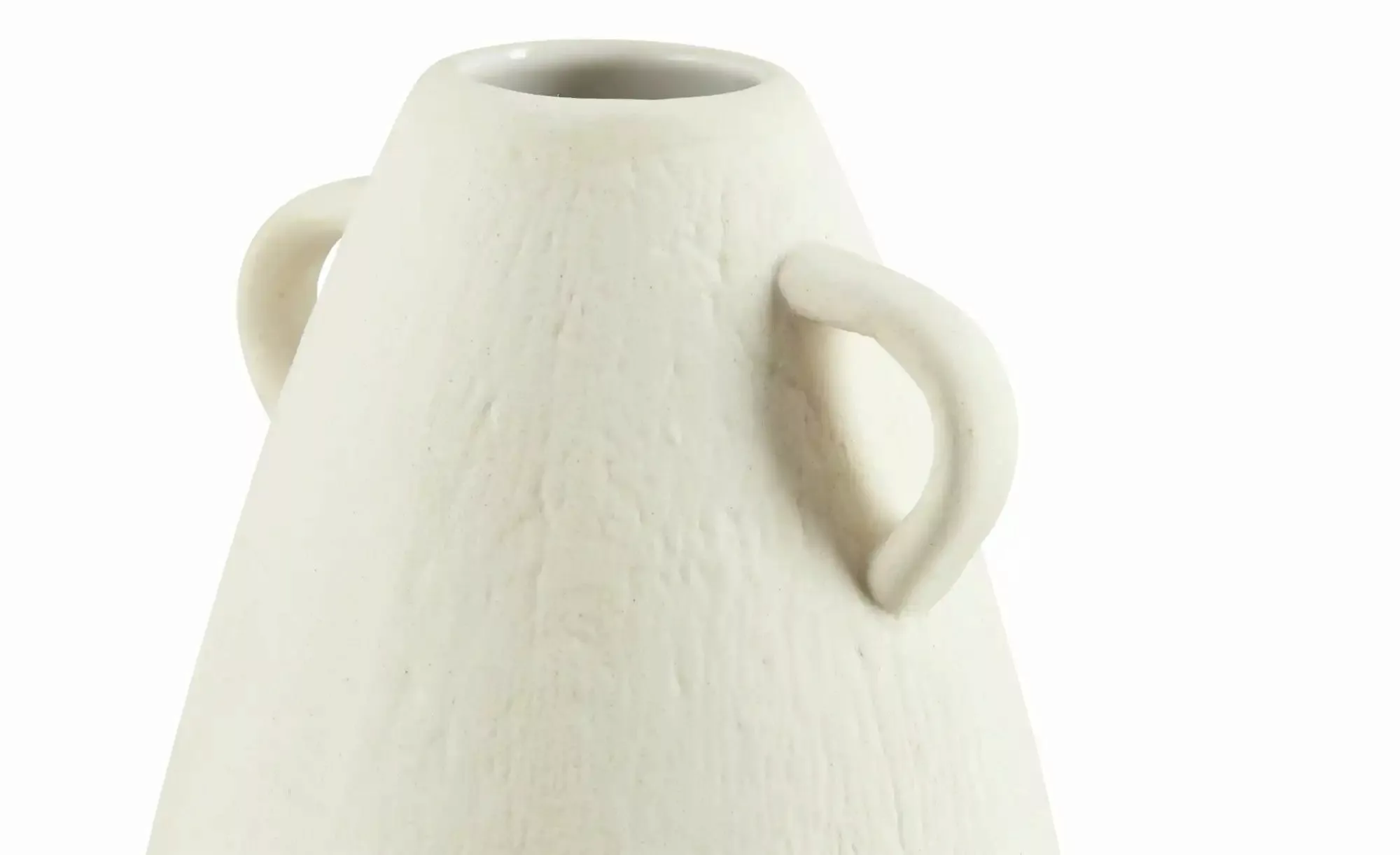 HOME STORY Vase   ¦ creme ¦ Steinzeug ¦ Maße (cm): H: 18,42  Ø: 10.8 Access günstig online kaufen