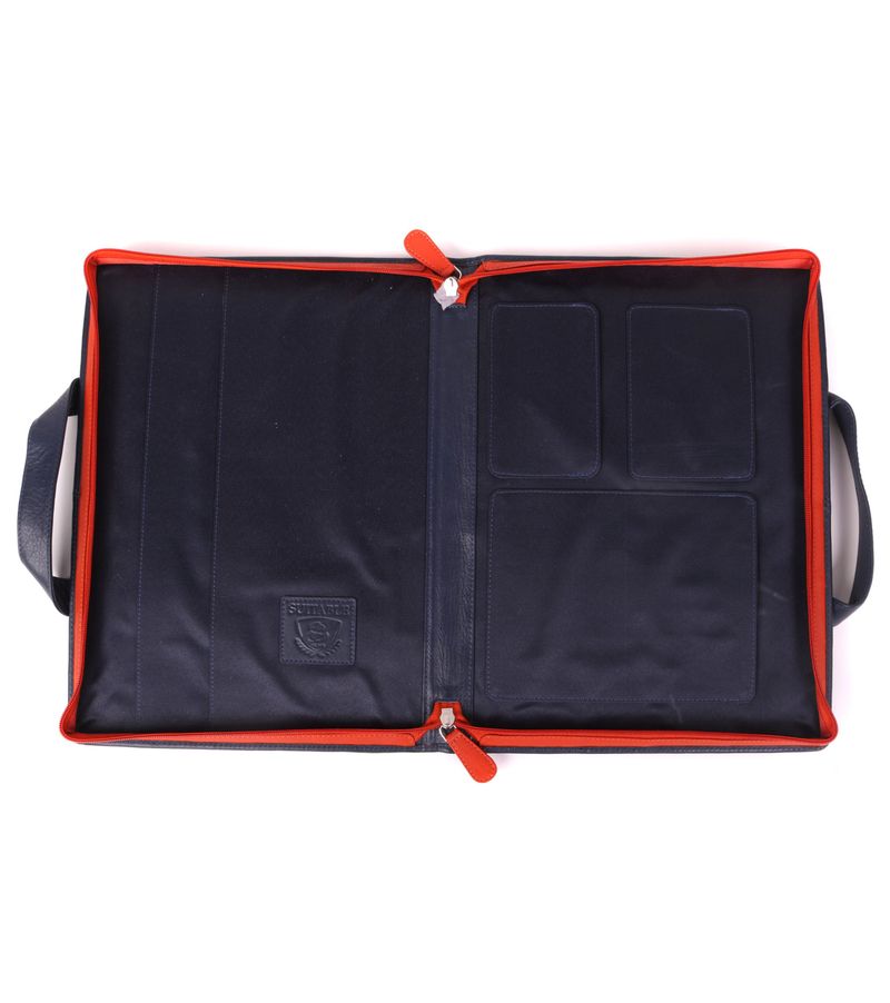 Suitable Leder Laptoptasche 13 Inch Dunkelblau - günstig online kaufen