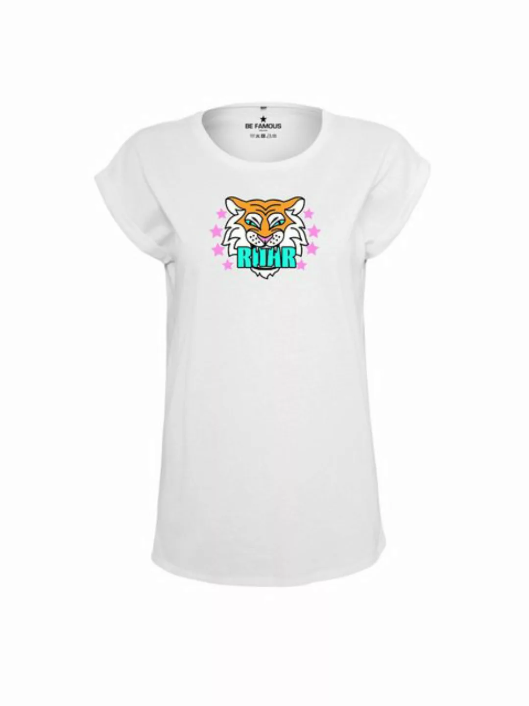 Be Famous Print-Shirt Classic Roll Up D-ROAR (1-tlg) günstig online kaufen