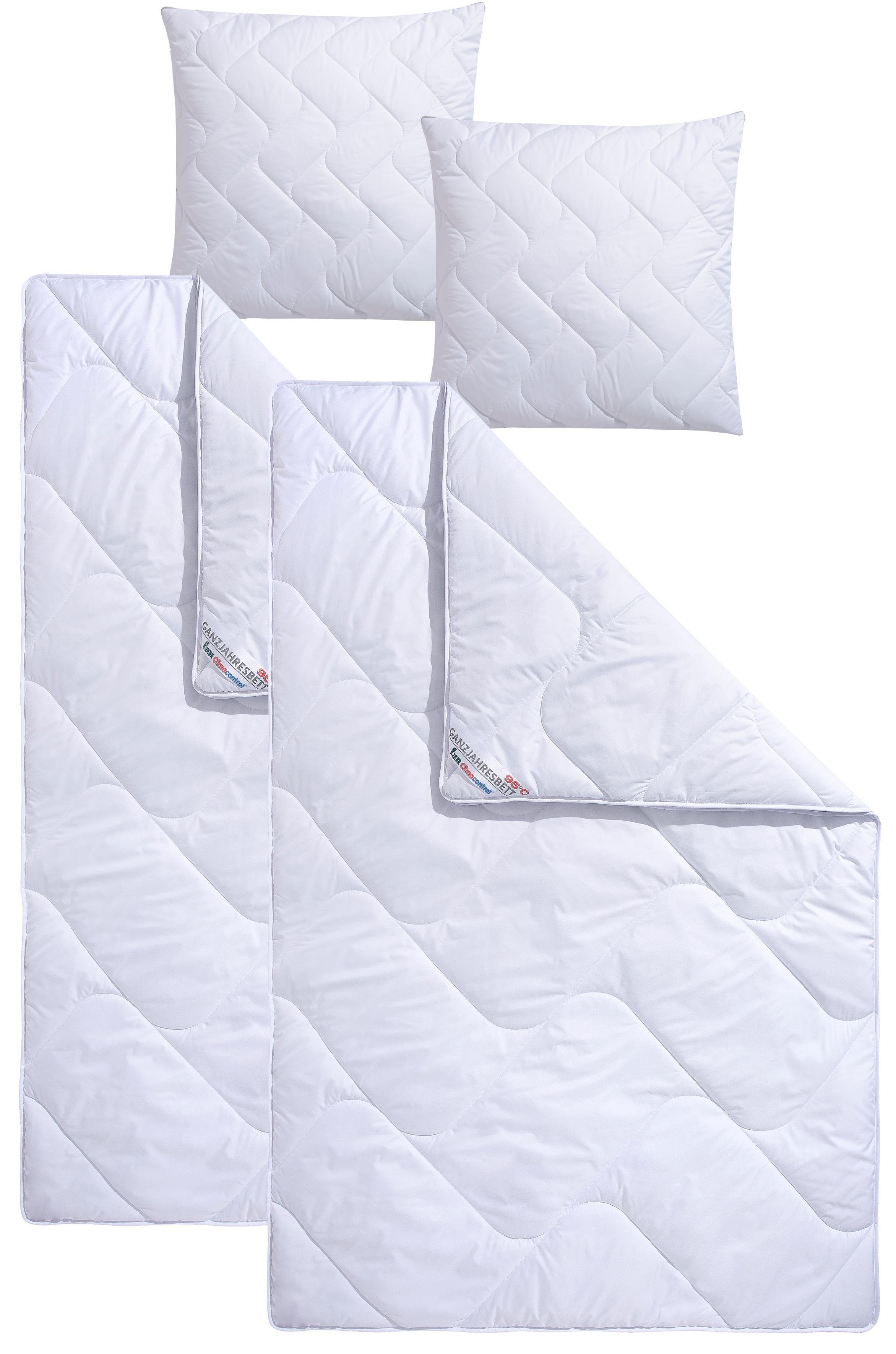 fan Microfaserbettdecke + Microfaserkissen »Climacontrol® II«, (Spar-Set), günstig online kaufen
