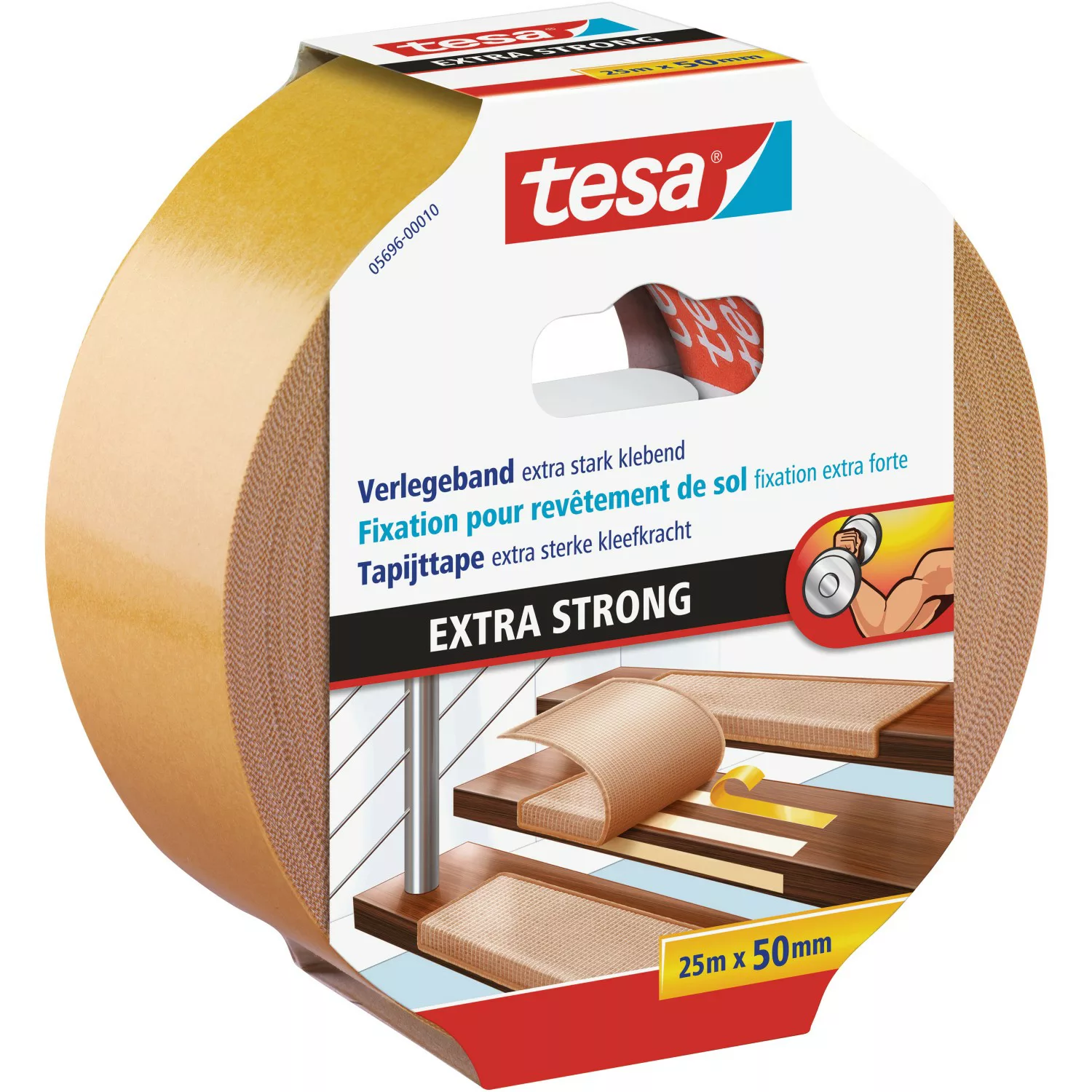 Tesa Verlegeband extra stark klebend 25 m x 50 mm günstig online kaufen