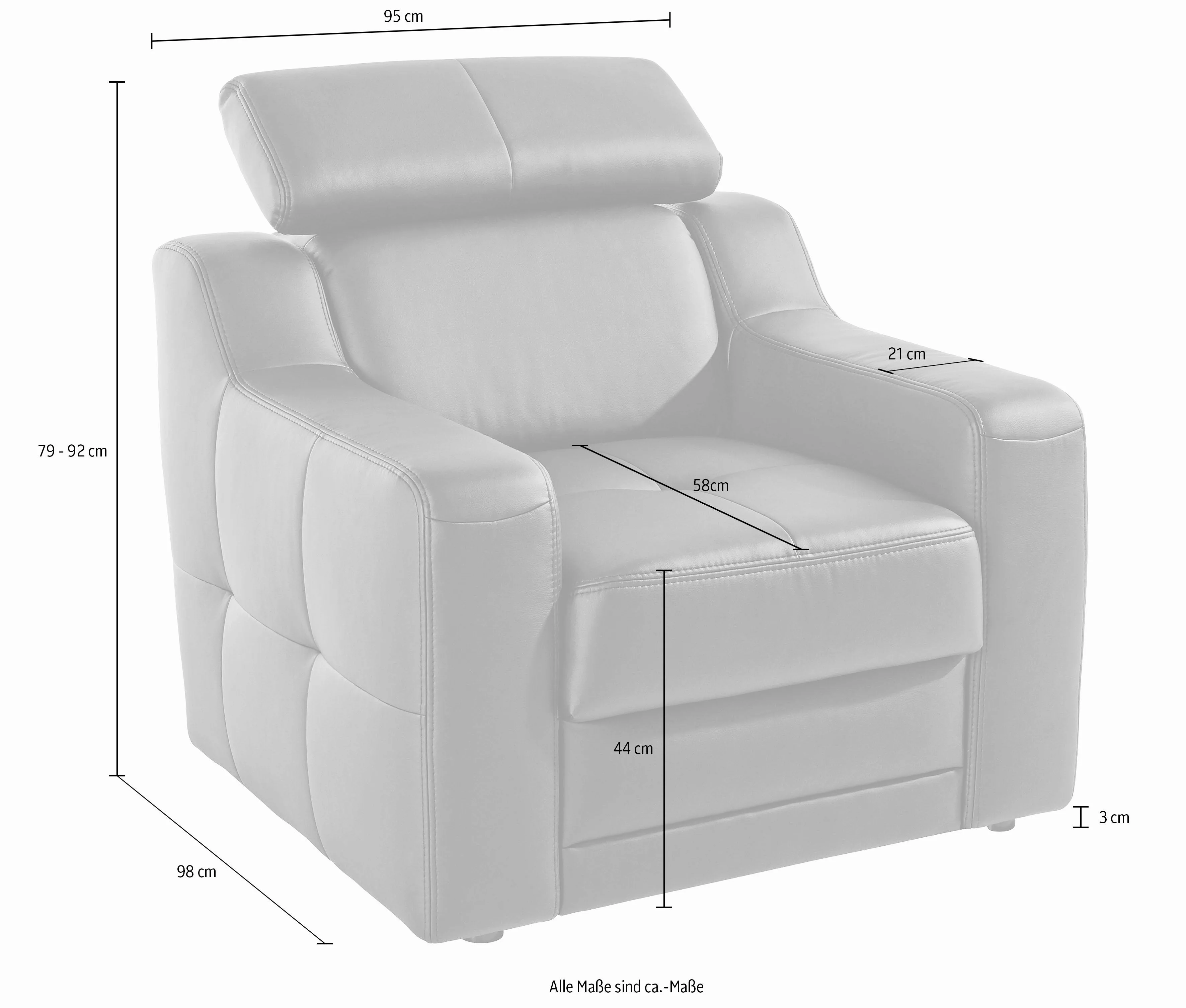 exxpo - sofa fashion Sessel »Lotos« günstig online kaufen
