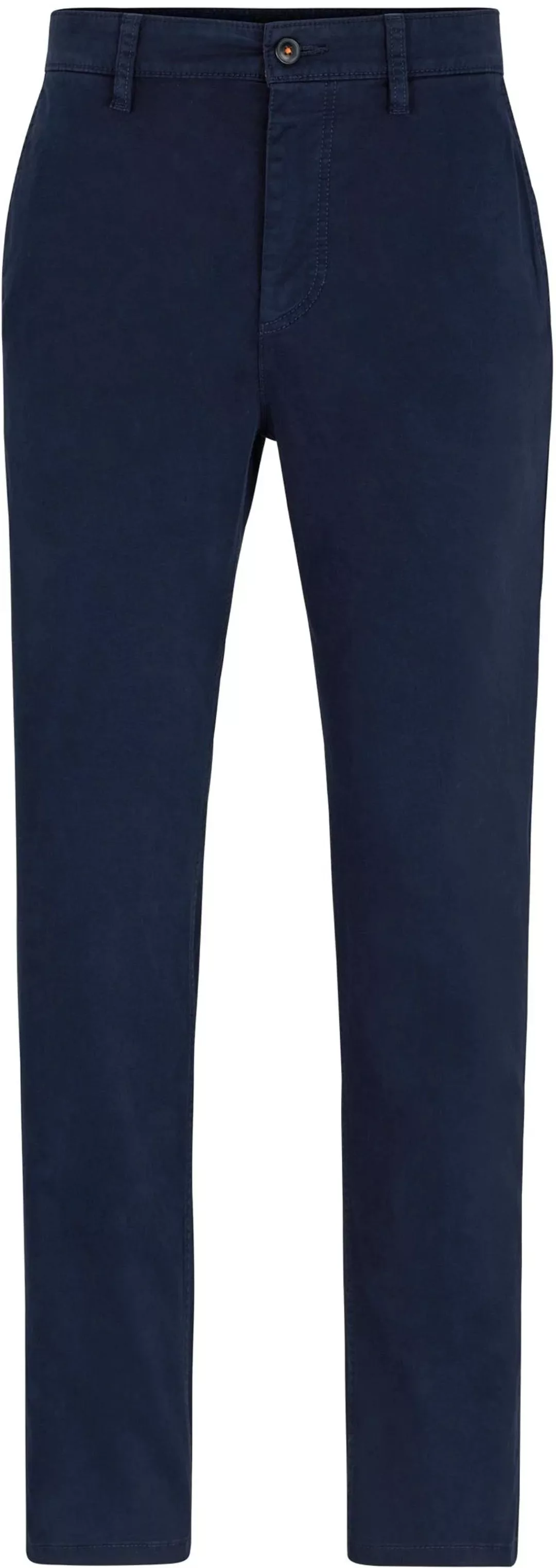 BOSS Satin Chino Navy - Größe W 32 - L 34 günstig online kaufen