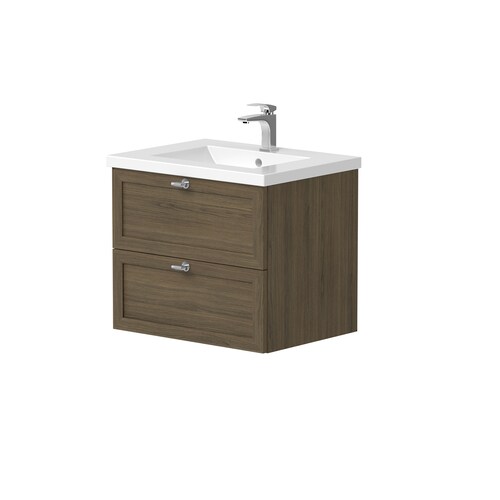 welltime Waschtisch "Rustic", mit Soft-Close-Funktion, Breite 61,5 cm, Eich günstig online kaufen