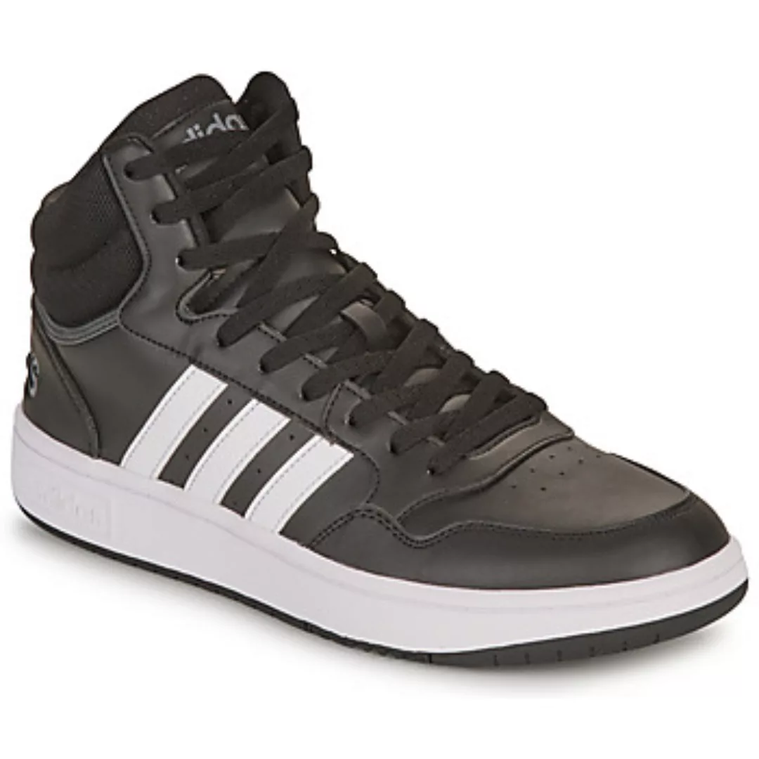 Adidas Hoops 3.0 Mid Sportschuhe EU 45 1/3 Core Black / Ftwr White / Grey S günstig online kaufen