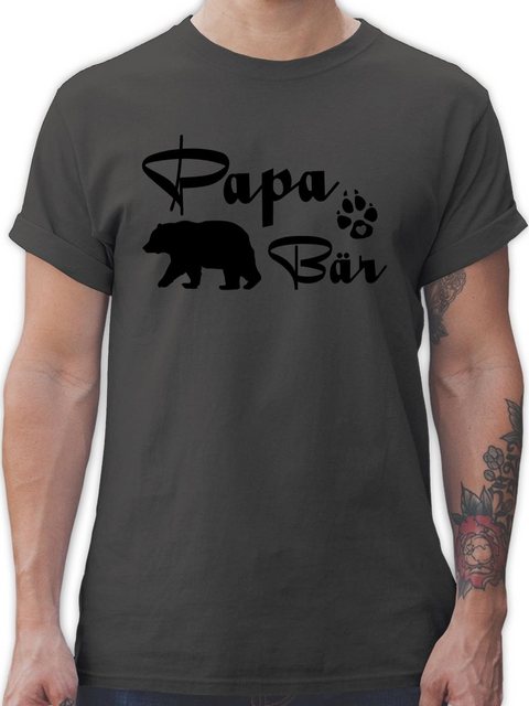 Shirtracer T-Shirt Papa Bär Lettering Papa günstig online kaufen