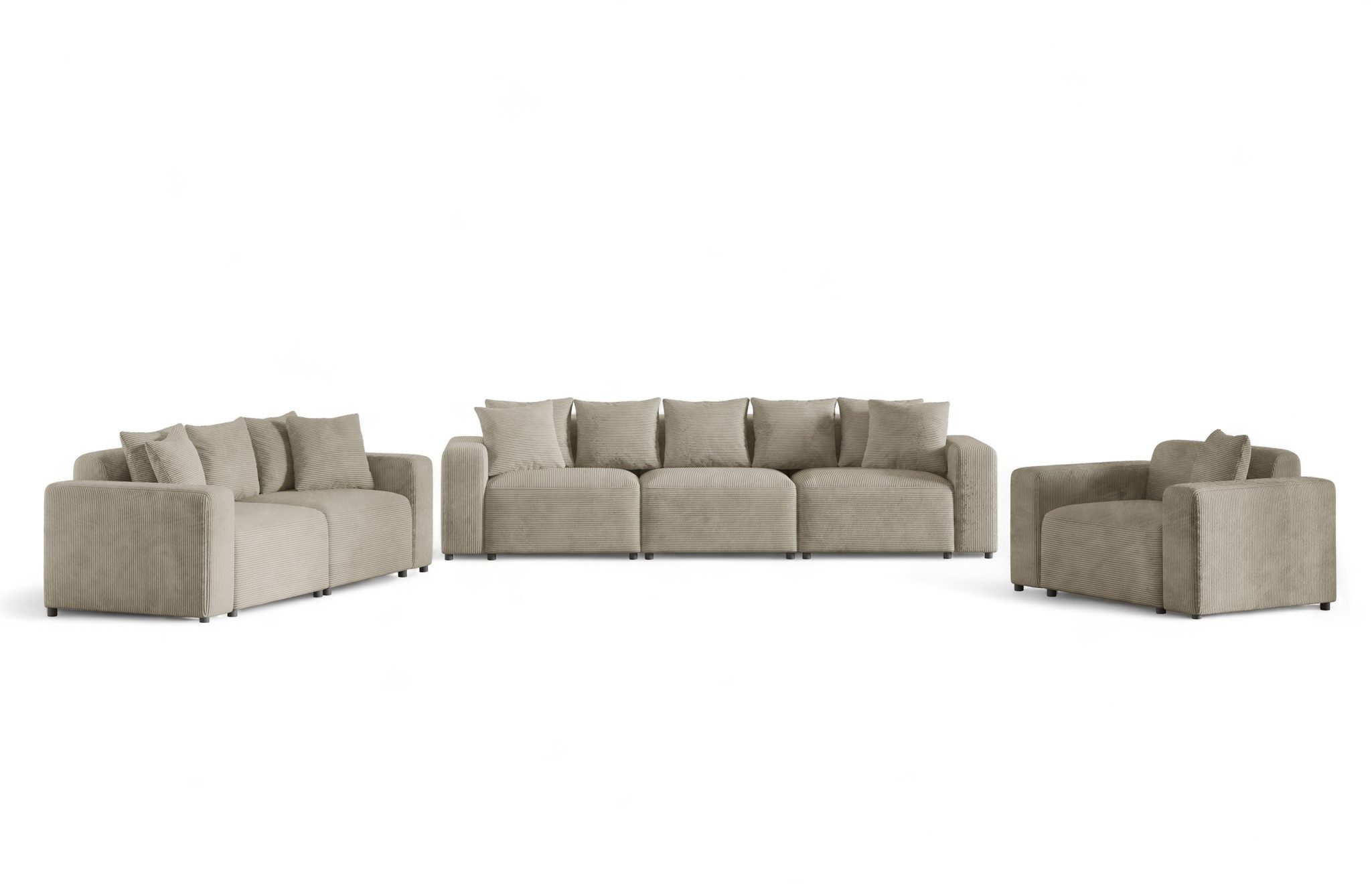 Fun Möbel Polstergarnitur Sofa-Set Designersofa MEGAN günstig online kaufen