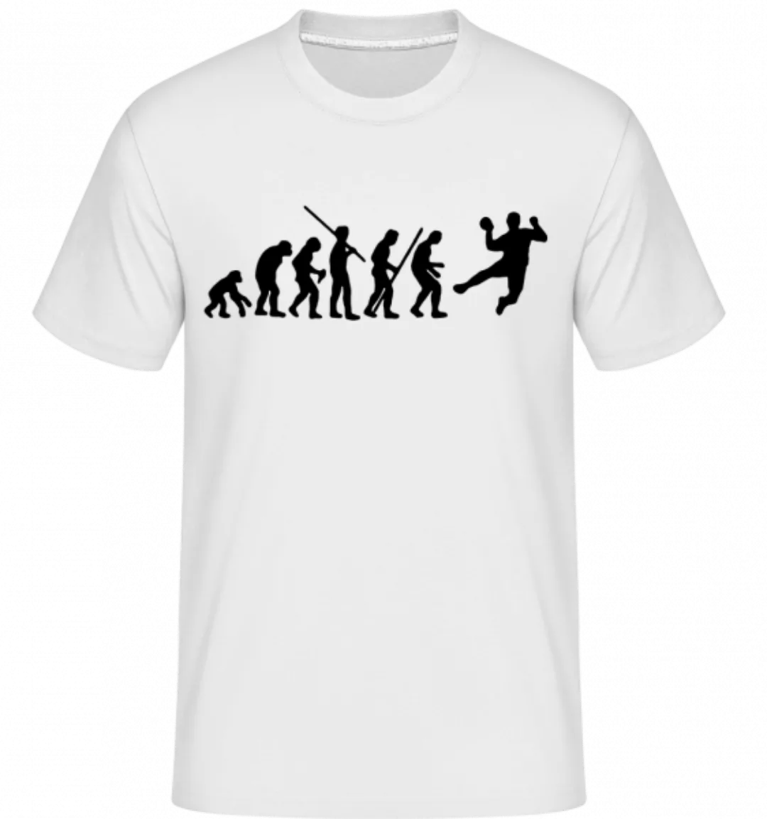 Handball Evoluiton · Shirtinator Männer T-Shirt günstig online kaufen