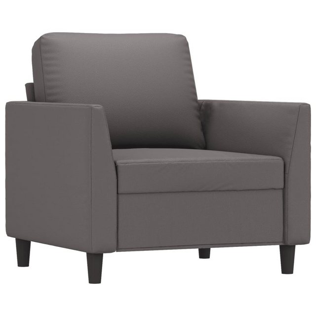 vidaXL Sofa Sessel Grau 60 cm Kunstleder günstig online kaufen