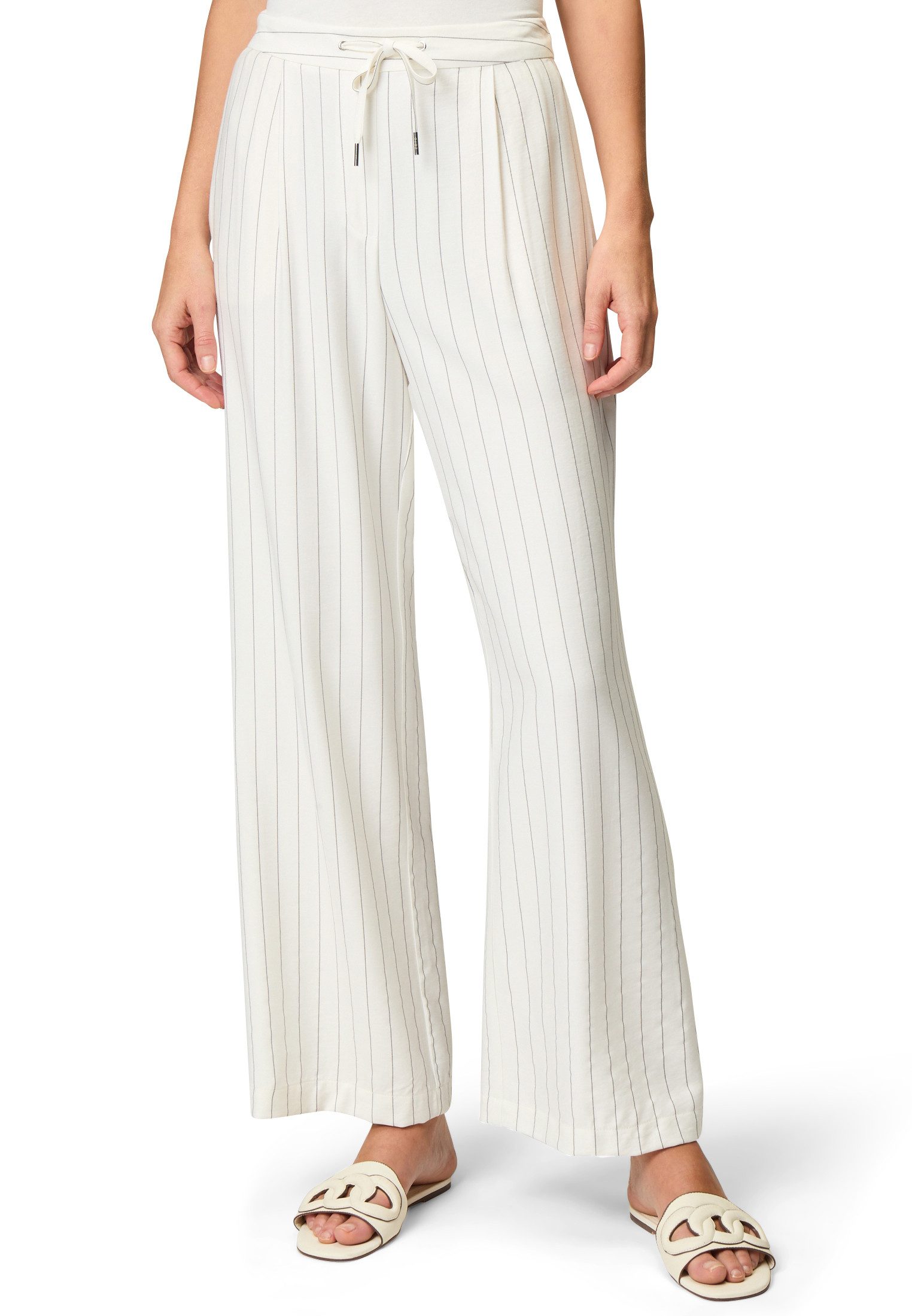 Zero Leinenhose zero Damen Nadelstreifenhose mit günstig online kaufen