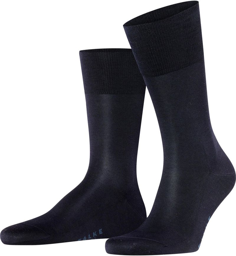 FALKE Tiago Herren Socken, 47-48, Blau, Uni, Baumwolle, 14662-637007 günstig online kaufen