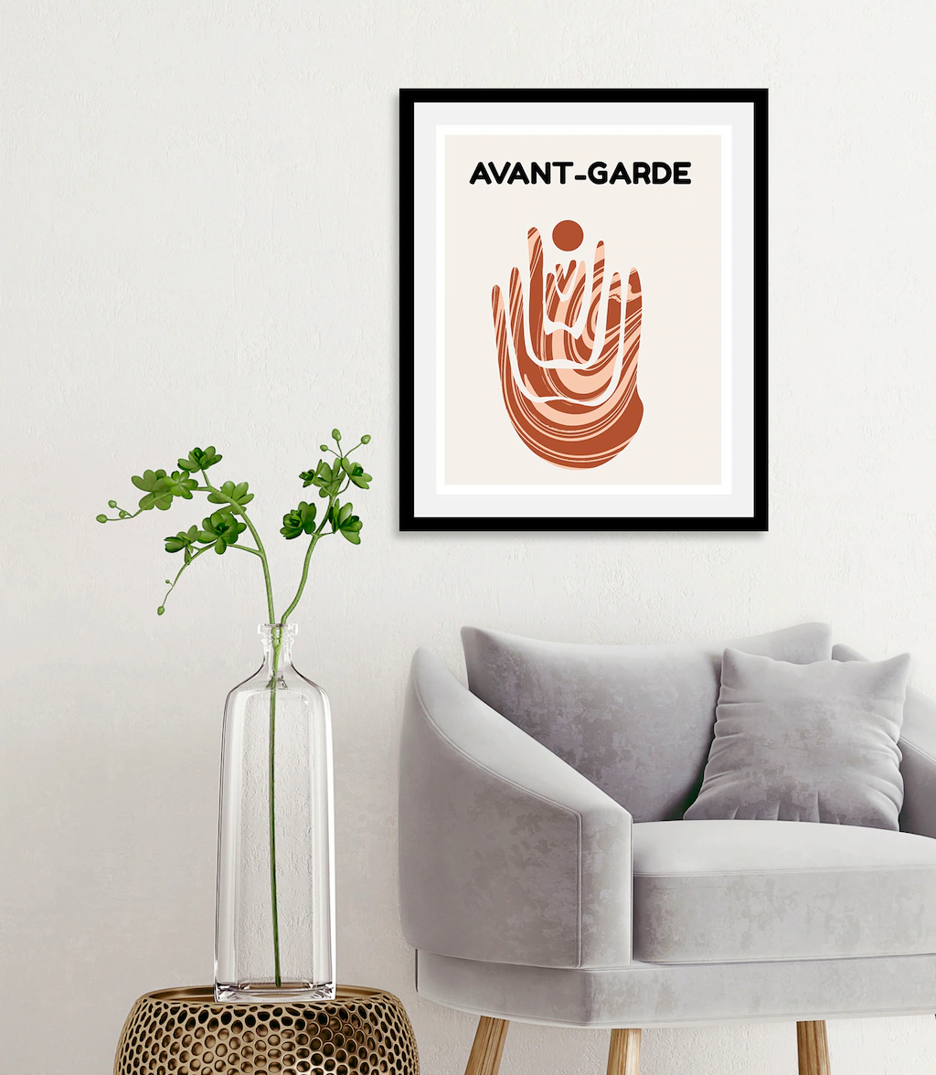 queence Bild "Avant-Garde", (1 St.), HD Premium Poster-Druck inkl. Holzrahm günstig online kaufen