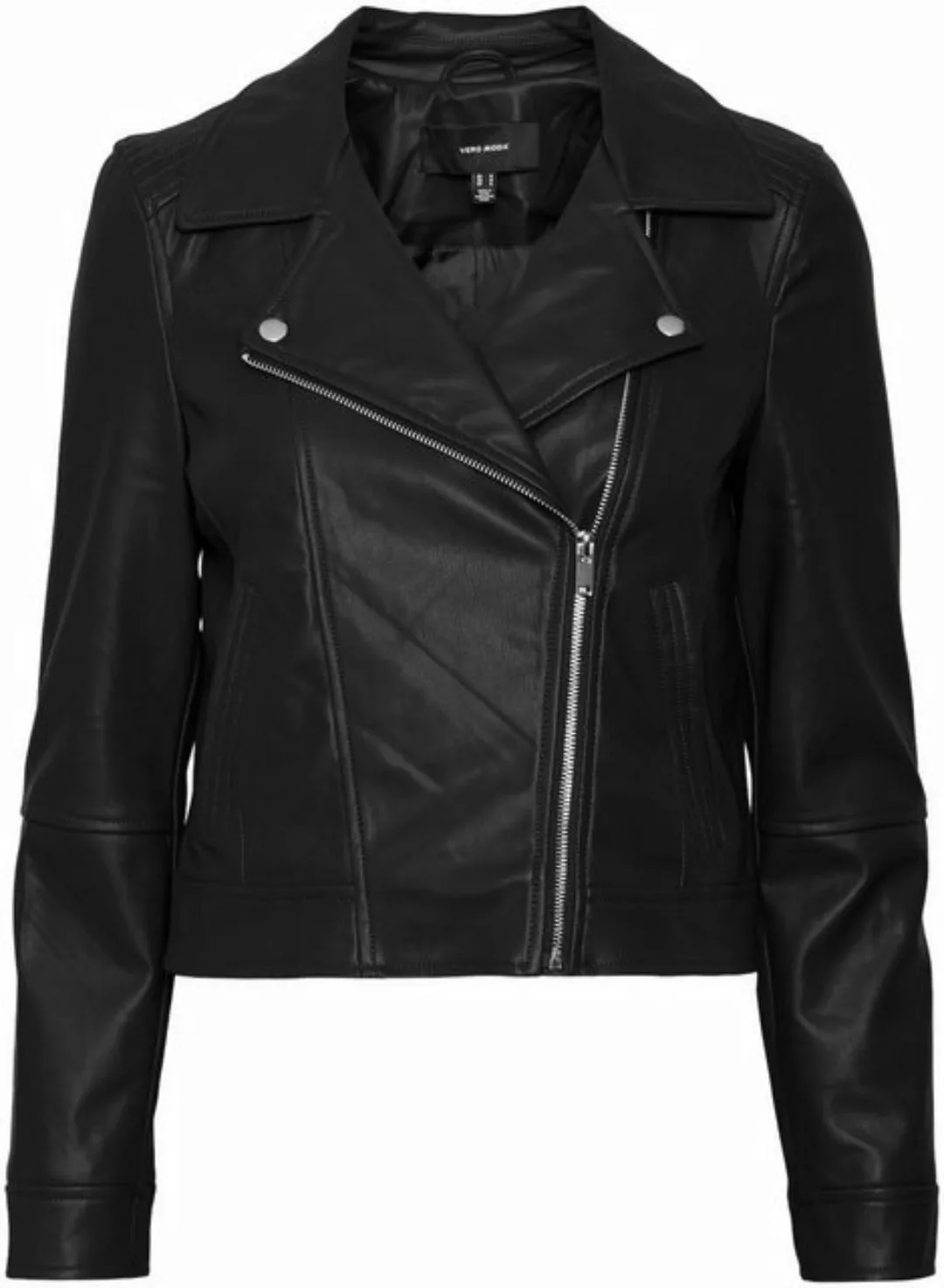 Vero Moda Curve Lederimitatjacke VMCBELLAANNA SHORT COATED JKT CUR NOOS mit günstig online kaufen