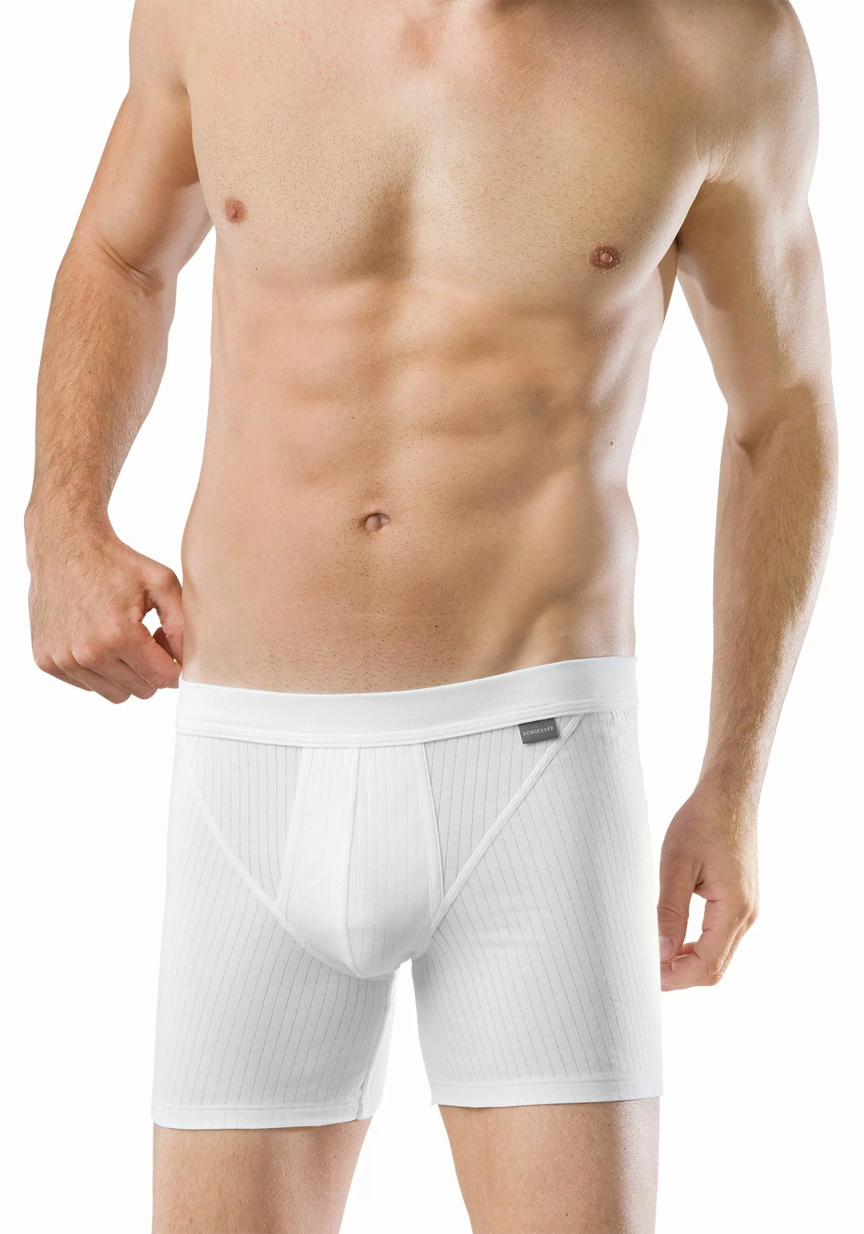 Schiesser Retro Pants ""Authentic"", (2er-Pack), mit stilvollem Nadelzug günstig online kaufen