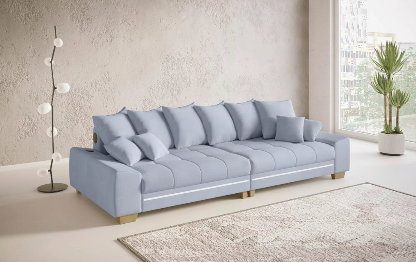 Mr. Couch Big-Sofa "Nikita II", RGB-LED, Bluetooth-Soundsystem, wahlweise m günstig online kaufen