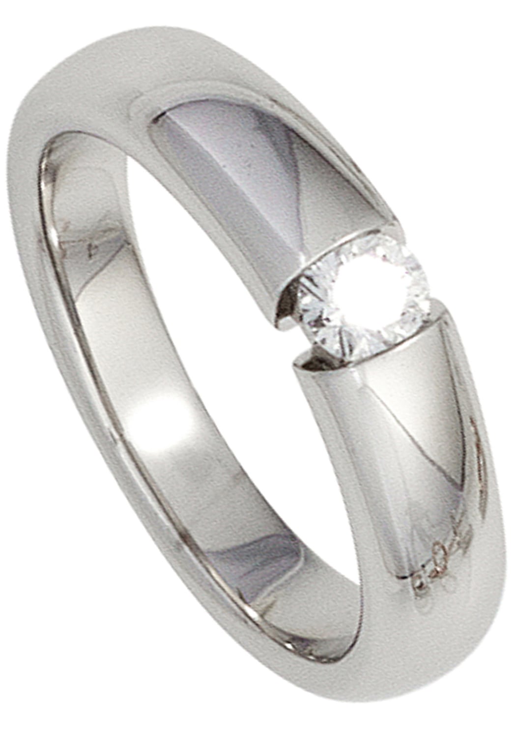 JOBO Fingerring "Diamant-Ring 0,20 ct.", 585 Weißgold günstig online kaufen