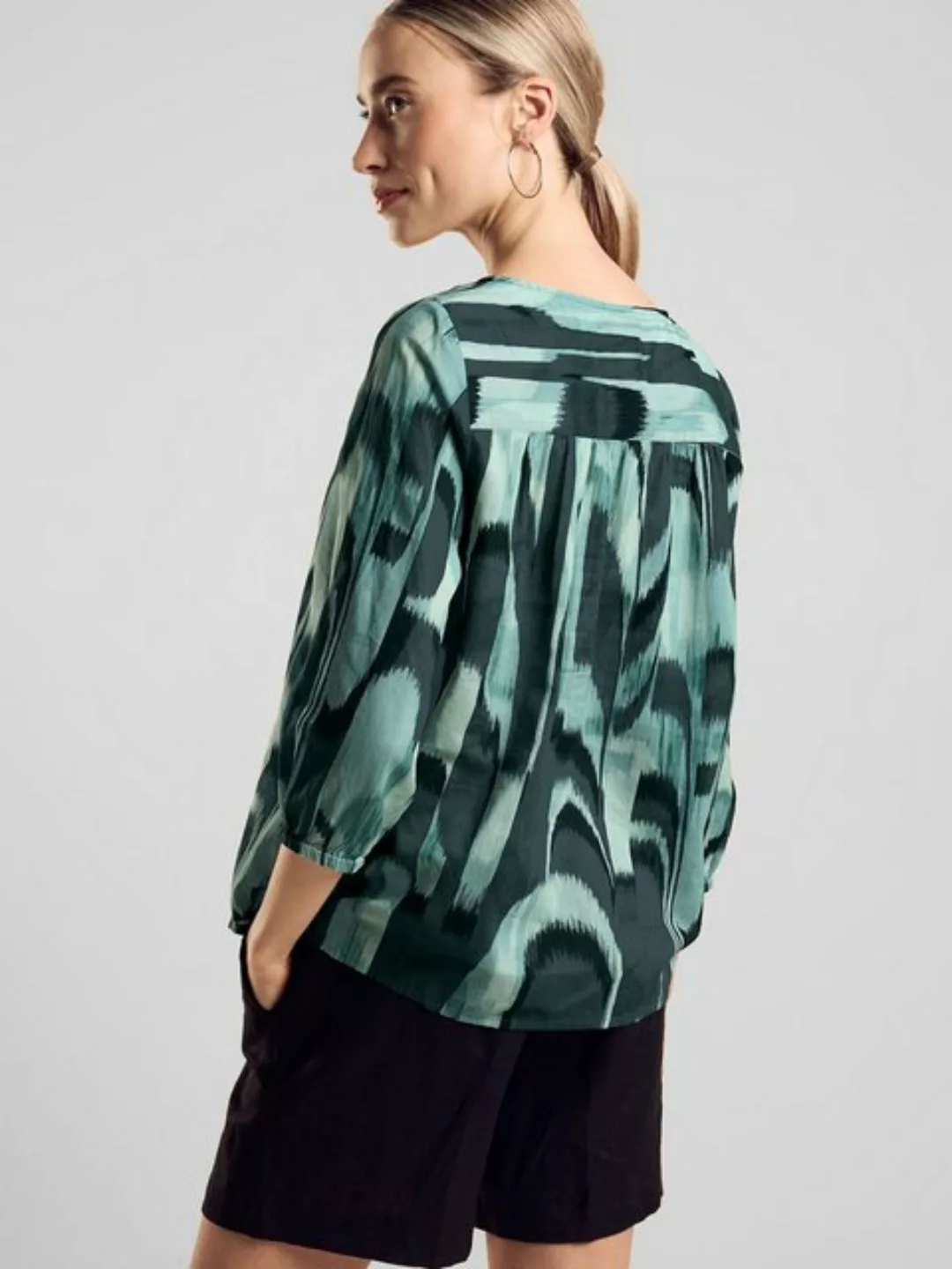 STREET ONE Funktionsbluse (1-tlg) Cut-Outs günstig online kaufen