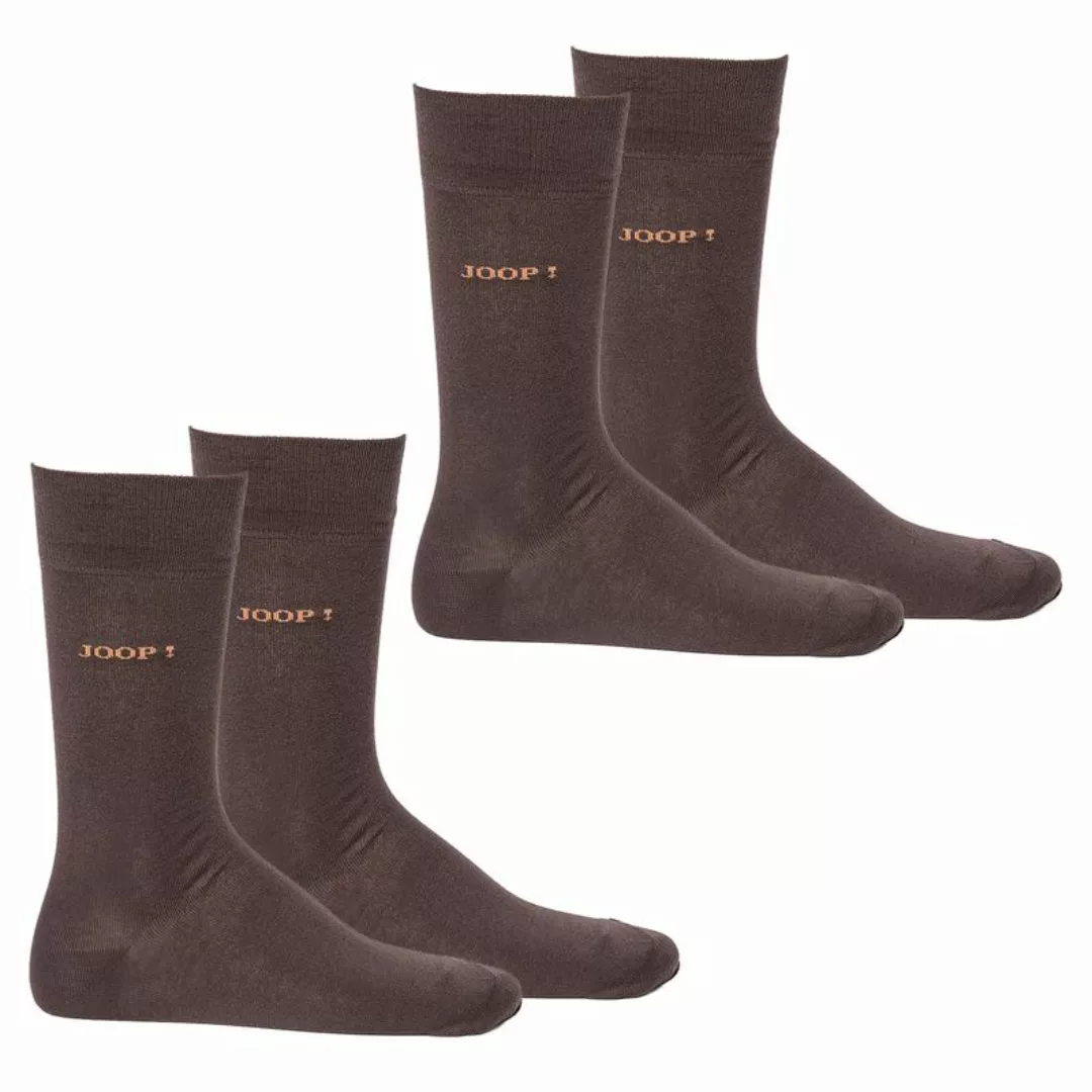 JOOP! Herren Socken 4 Paar, Basic Soft Cotton Sock 4-Pack, Einfarbig - Farb günstig online kaufen