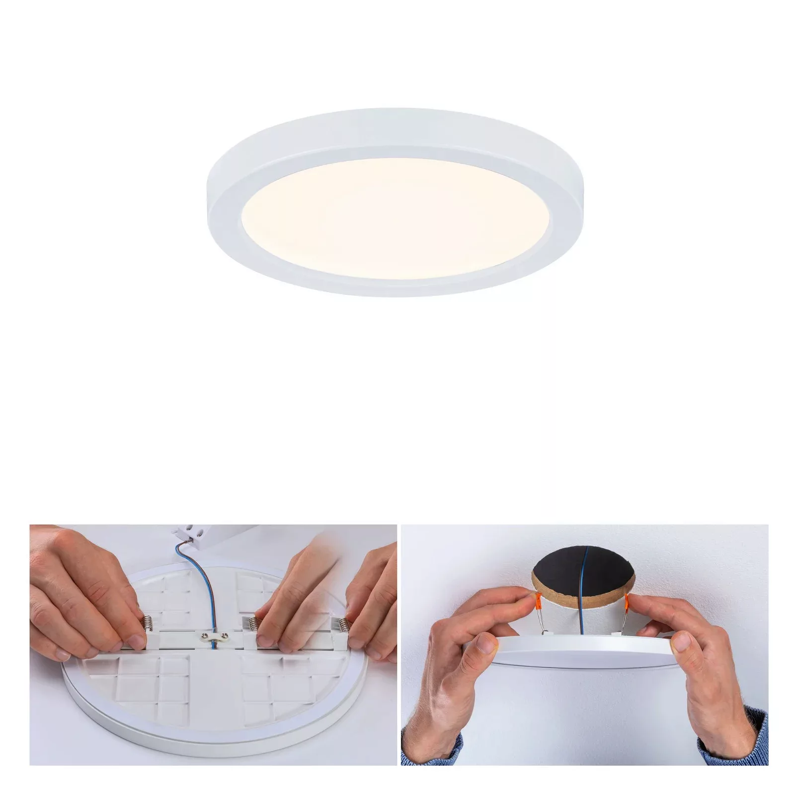 Paulmann "VariFit LED Einbaupanel Dim to Warm Areo IP44 rund 118mm 6,5W 550 günstig online kaufen