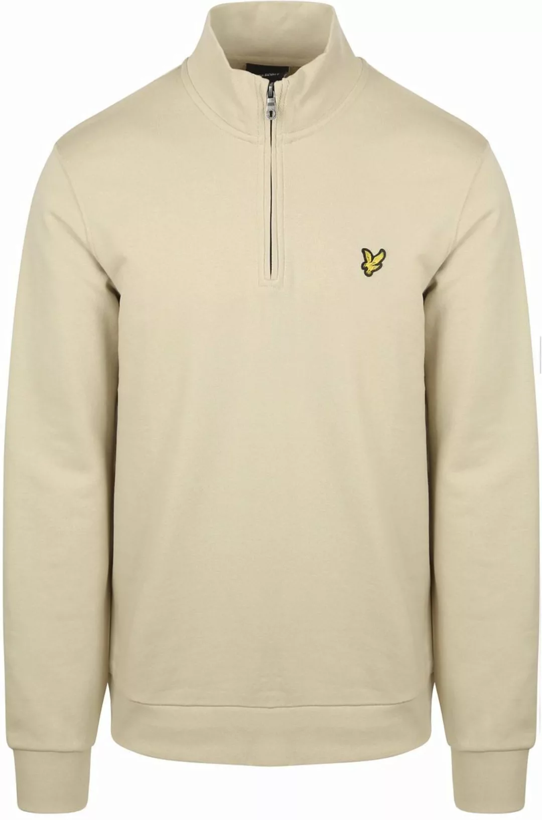 Lyle & Scott Sweat Half Zip Pull Greige - Größe XXL günstig online kaufen
