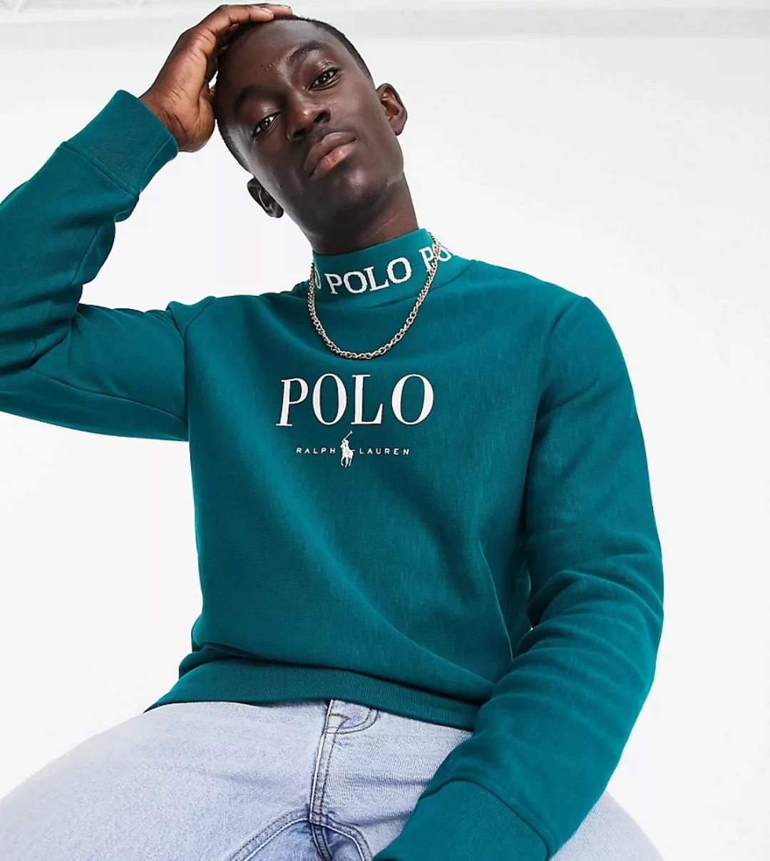 Polo Ralph Lauren x ASOS – Exclusive Collab – Sweatshirt in Grün mit Logo a günstig online kaufen