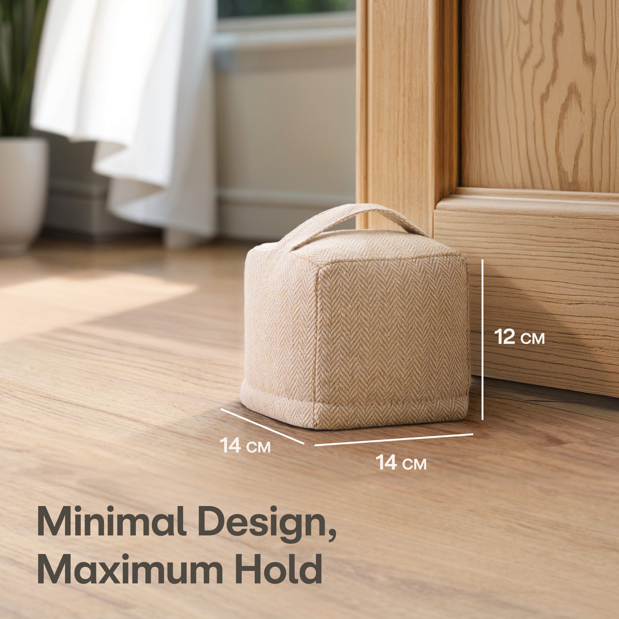 Praknu Bodentürstopper Türstopper sack Beige (1 günstig online kaufen