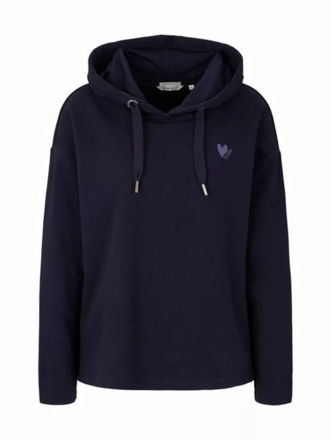 TOM TAILOR Sweatshirt Hoodie mit Stickerei und Bio-Baumwolle günstig online kaufen