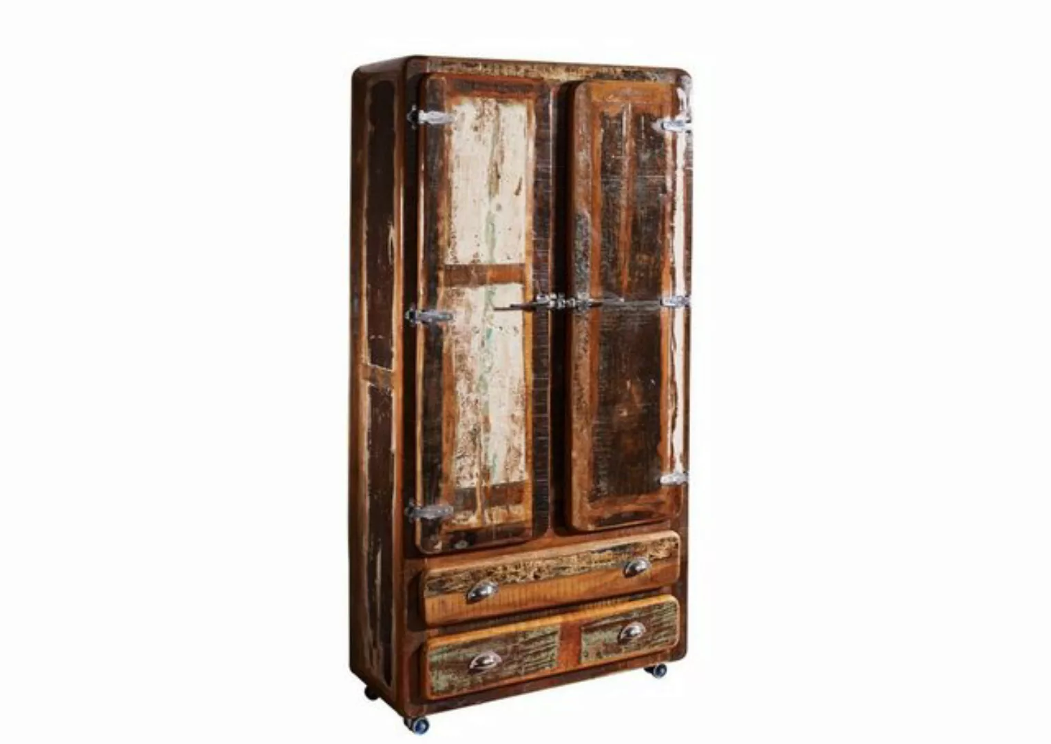 Massivmoebel24 Dreh-/Schwebetürenschrank (Schrank Altholz 90x38x185 mehrfar günstig online kaufen