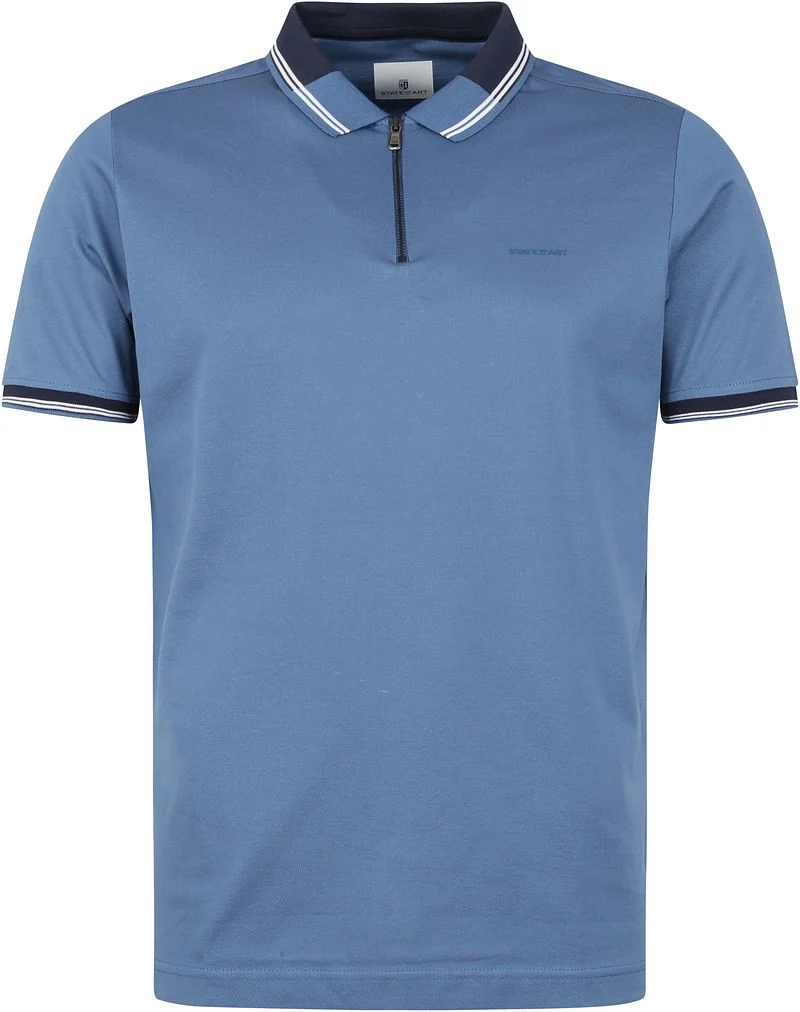 State Of Art Poloshirt Blau - Größe M günstig online kaufen