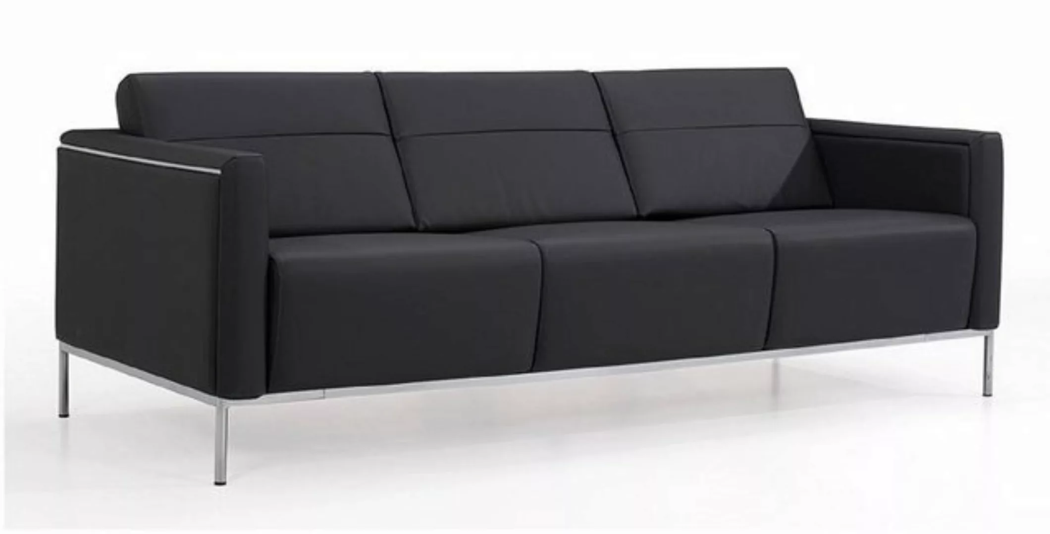 JVmoebel 3-Sitzer Sofa 3 Sitzer Einsitzer Luxus Polster Sitz Designer Leder günstig online kaufen