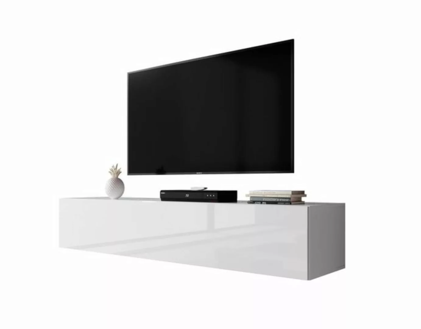 Furnix TV-Schrank Hängeboard ZIBO Lowboard 160 cm breit B160 x T40 x H34 günstig online kaufen