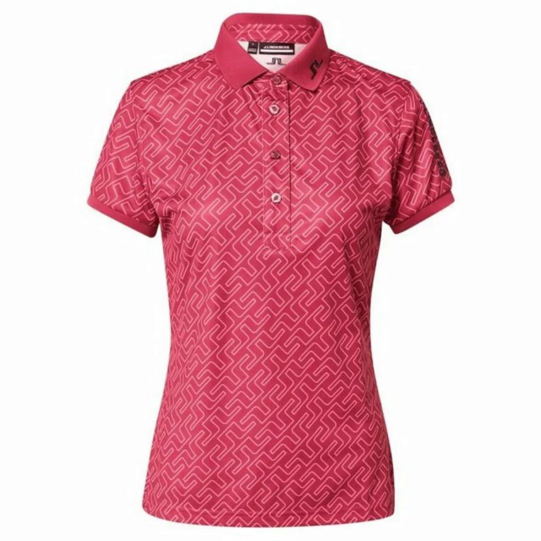 J.LINDEBERG Poloshirt J.Lindeberg Tour Tech Print Golf Polo Pink günstig online kaufen