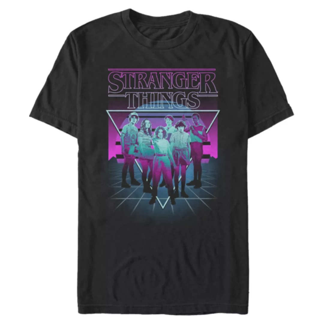 Netflix - Stranger Things - Gruppe Neonn Group - Männer T-Shirt günstig online kaufen