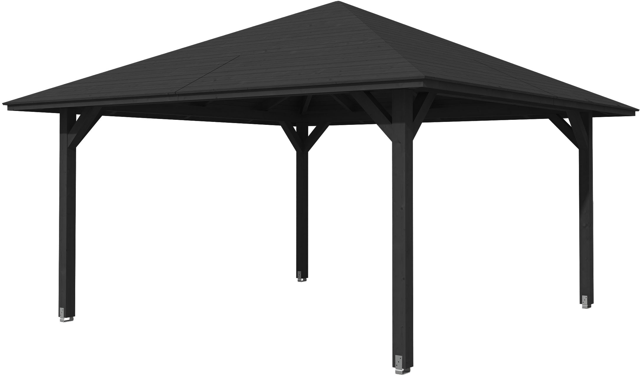 Skanholz Pavillon "Cannes 3", 4-Eck, BxT: 504x504 cm günstig online kaufen