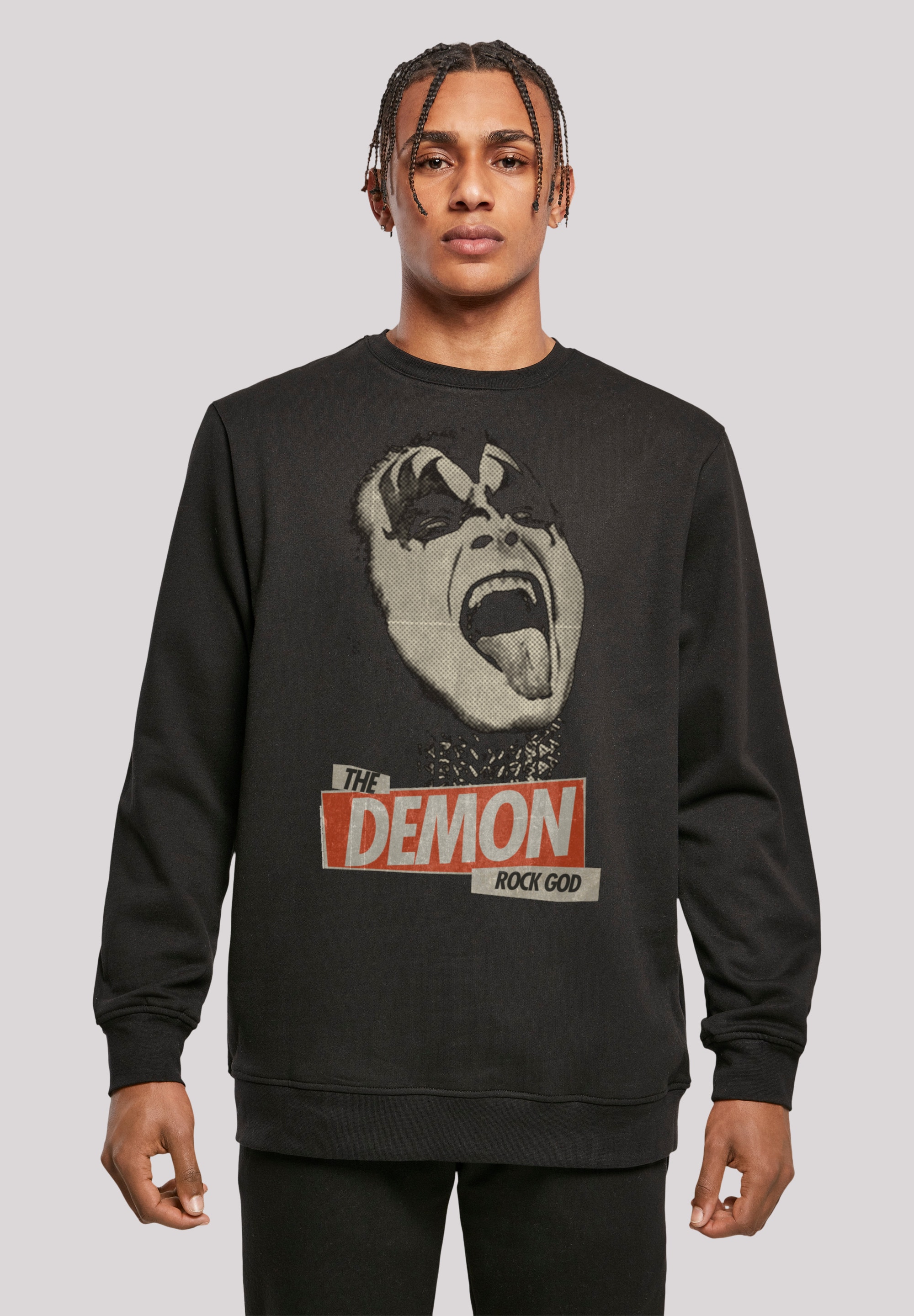 F4NT4STIC Sweatshirt "Kiss Demon Rock", Premium Qualität günstig online kaufen