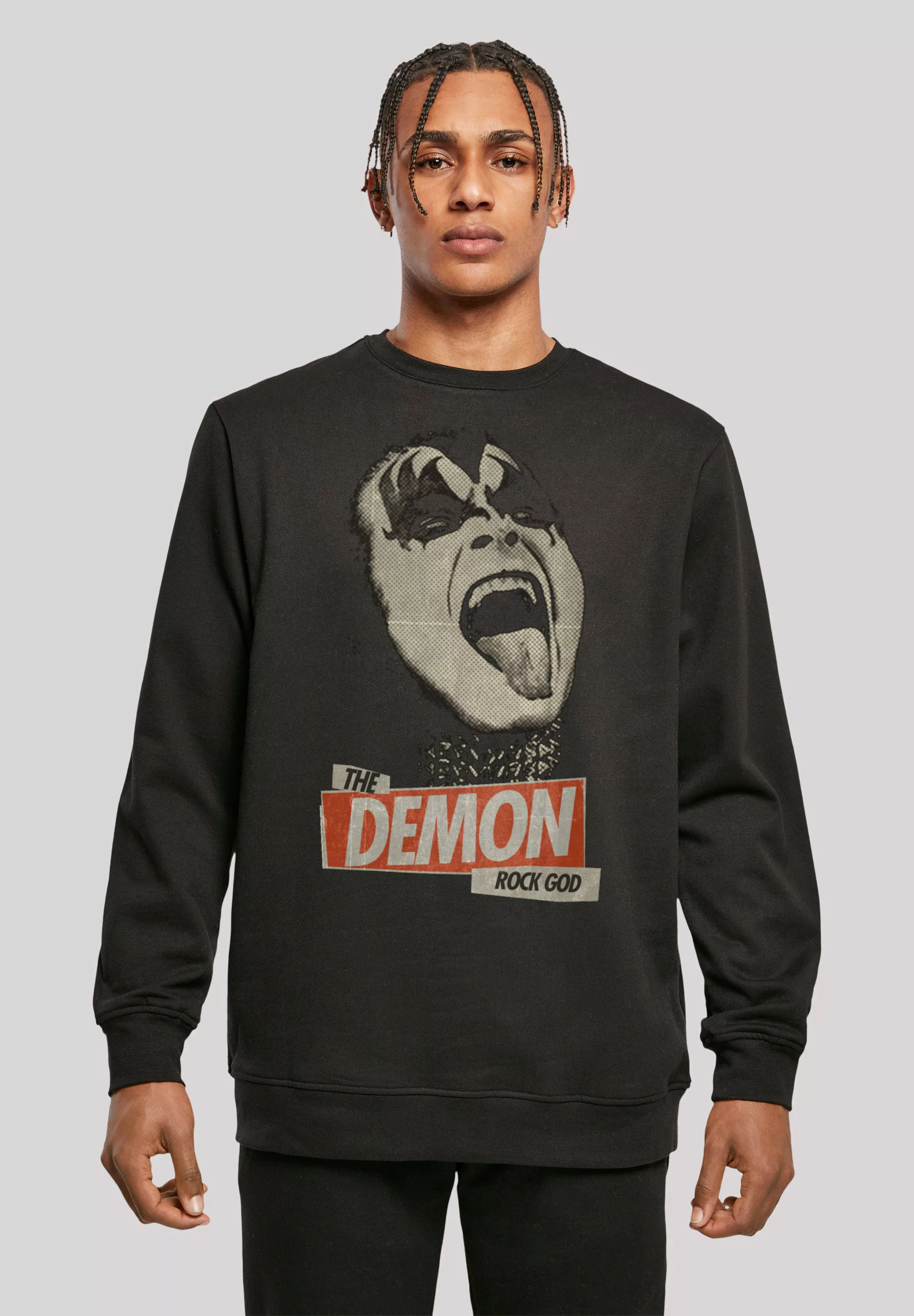 F4NT4STIC Sweatshirt "Kiss Demon Rock", Premium Qualität günstig online kaufen