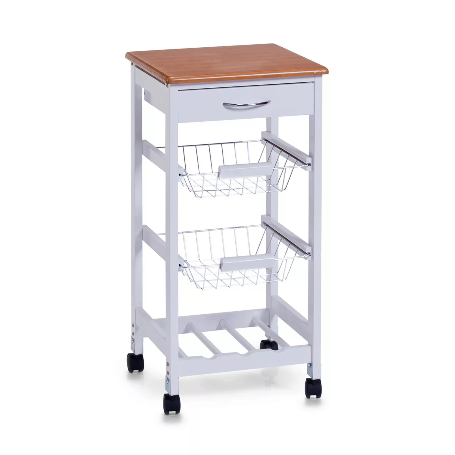 Küchenrollwagen m.Bambusdekor-Top MDF günstig online kaufen