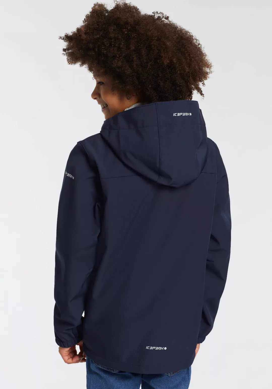 Icepeak Softshelljacke "KONAN JR", (1 St.), mit Kapuze günstig online kaufen