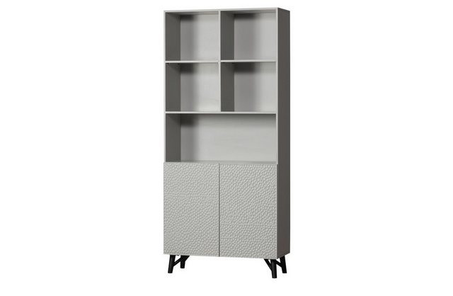 WOOOD Hochschrank "Carve", mit offenen Fächern, 2 Schubladen, H 200 cm x B günstig online kaufen