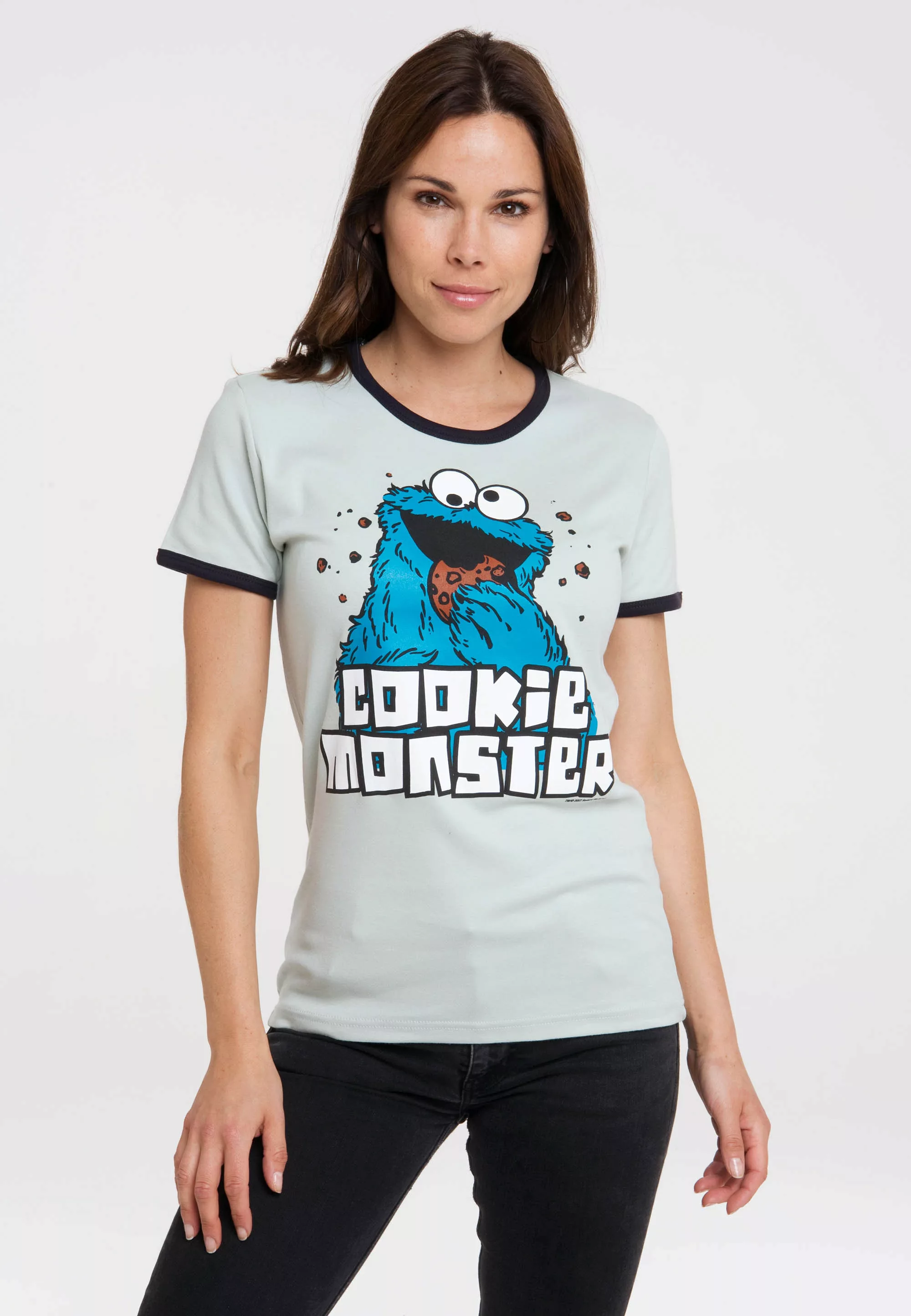 LOGOSHIRT T-Shirt "Sesamstrasse - Krümelmonster", mit lizenziertem Print günstig online kaufen