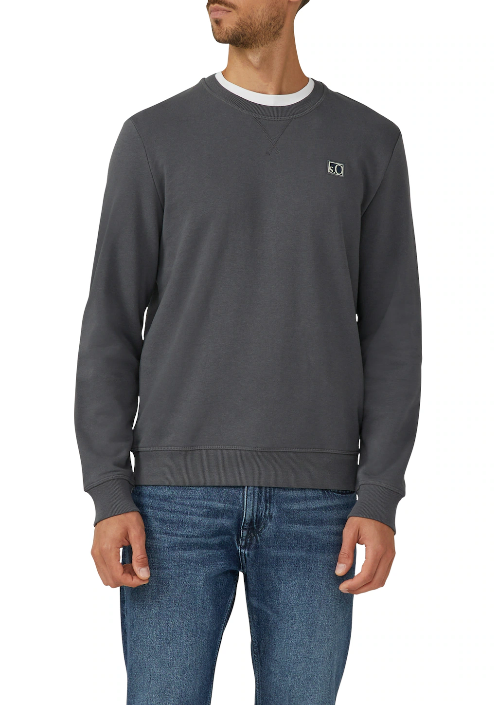 s.Oliver Sweatshirt, mit Logo Stickerei günstig online kaufen